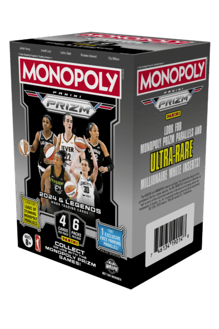 2024 Panini Monopoly Prizm WNBA Trading Card Box (Blaster)